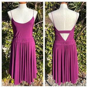 NEW T-Bags Los Angeles purple cut-out dress